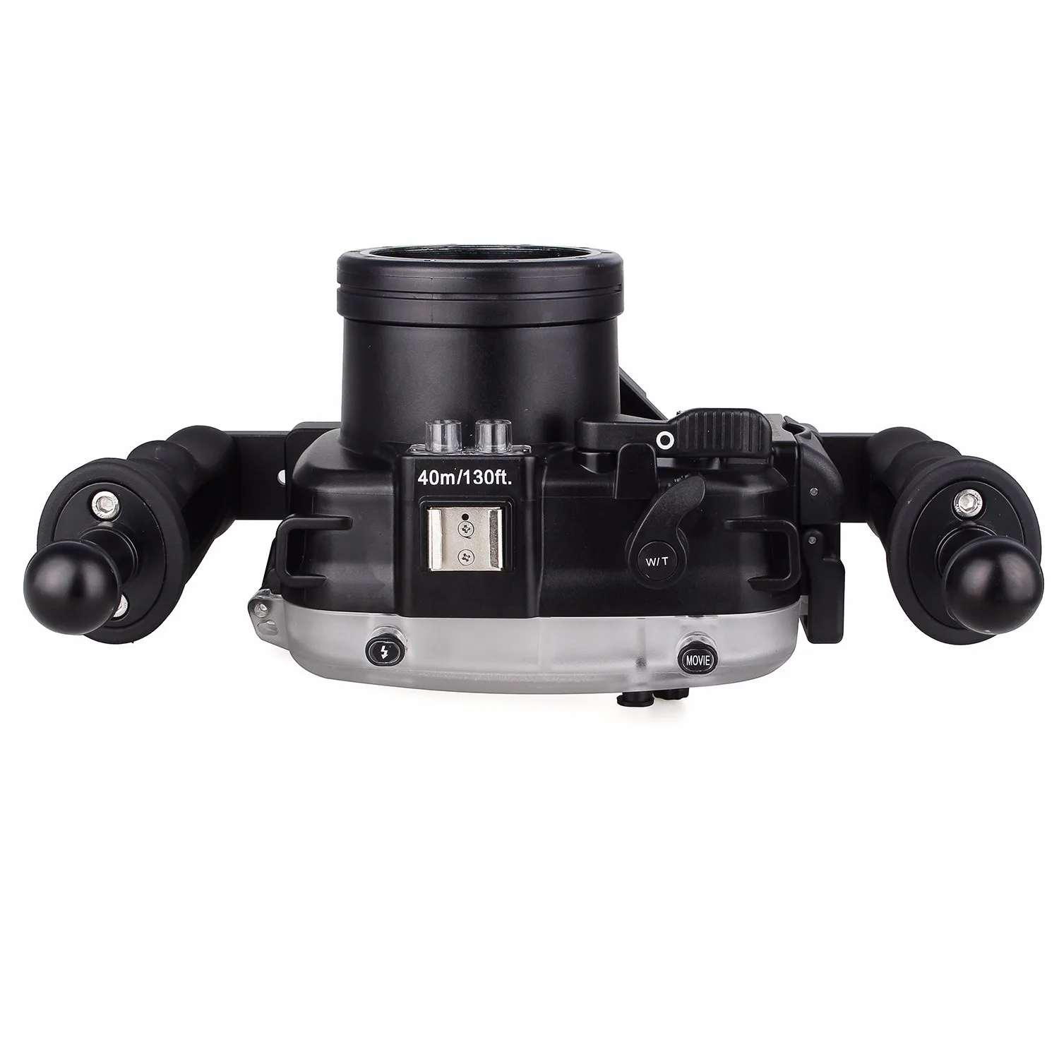 

Meikon 40m 130ft Waterproof Underwater Diving Camera Case For Sony A5000 16-50mm + Two Hands Aluminium Tray + 67mm Red Filter