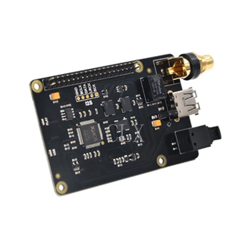 Raspberry Pi Kit X10 Hifi аудио комплект-B X10 ЦАП Плата расширения+ X10-PWR блок питания+ X10-I2S плата+ X10-RTR R-CORE