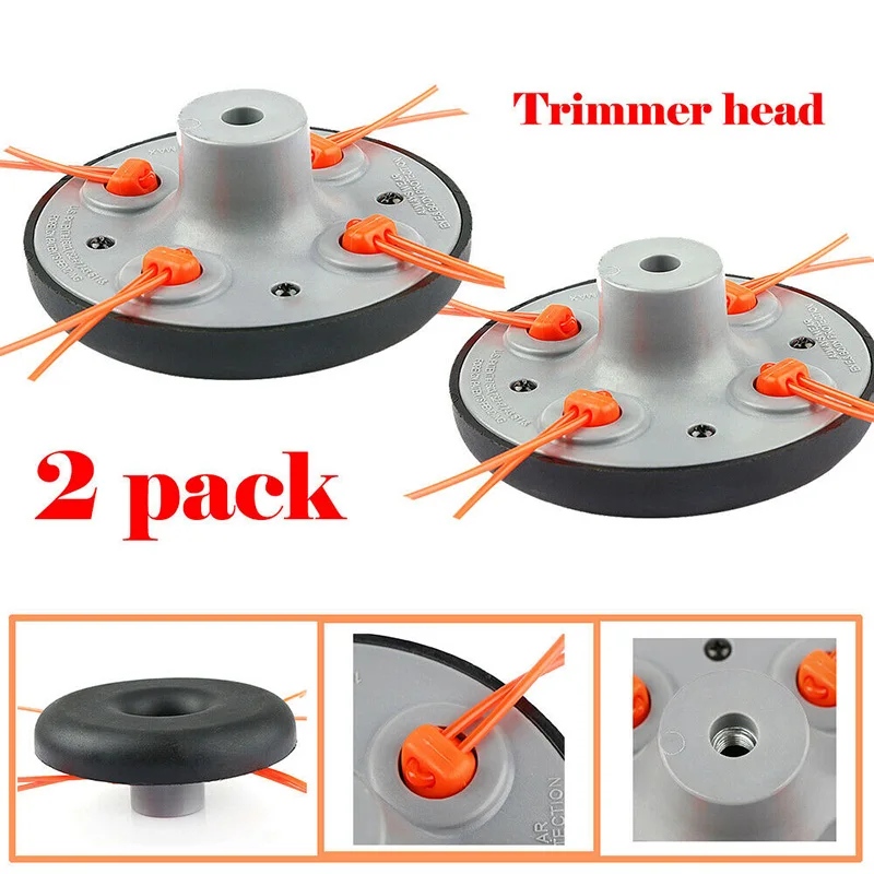 Садовый триммер головка газонокосилка 2шт Универсальный Strimmer Линия щетка резак