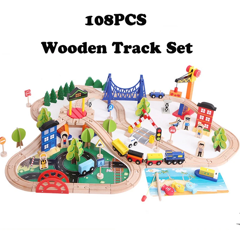 T homas и Friend деревянные игрушки Brio Train Track волшебная Магнитная станция для