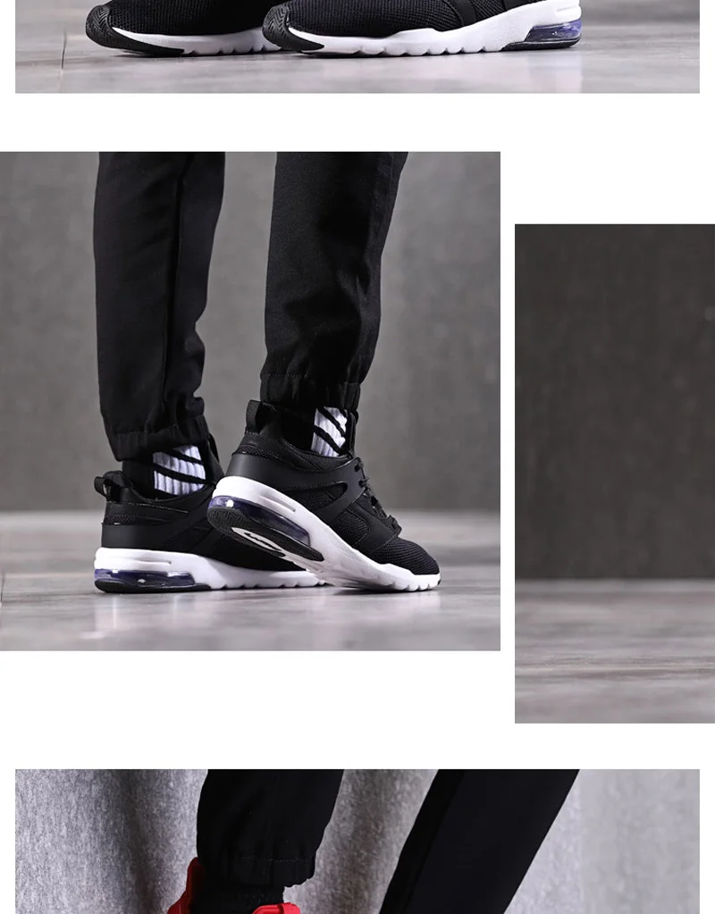 Li-Ning/Мужская обувь с пузырьками и фокусировкой; классическая обувь для образа жизни; износостойкие кроссовки с подкладом и подкладом из ТПУ; спортивная обувь; AGCN007 YXB129