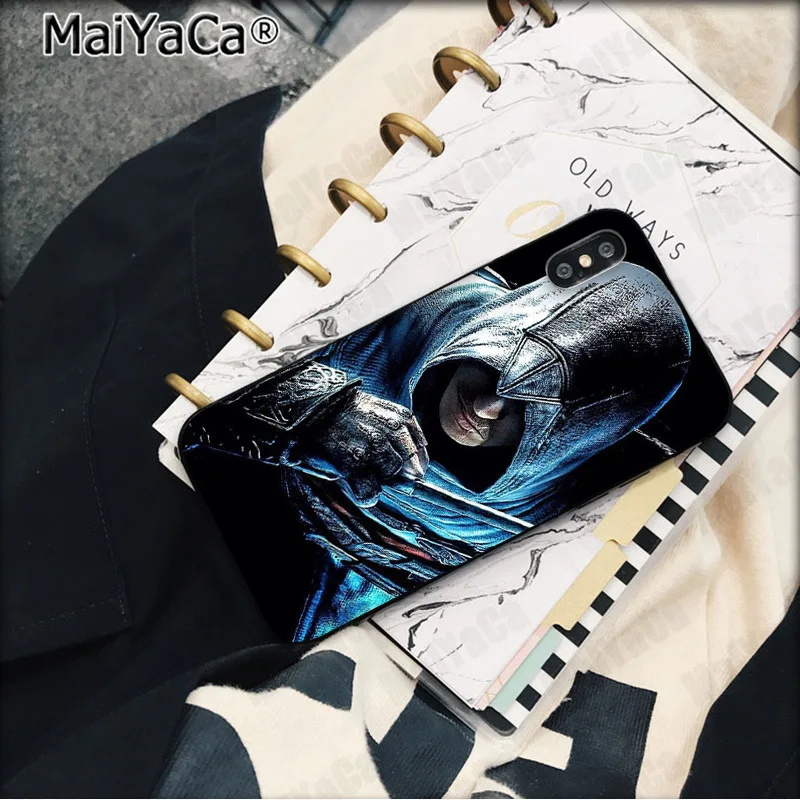 MaiYaCa Mortal Kombat черный ТПУ чехол для телефона Apple iphone 11 pro 8 7 66S Plus X XS MAX 5S SE XR