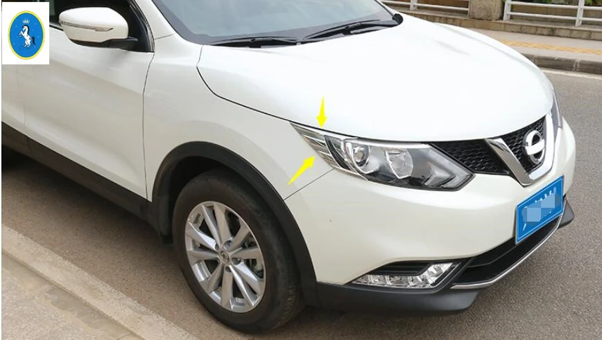 Yimaautotrims авто аксессуар передний головной светильник s крышка век Накладка для Nissan