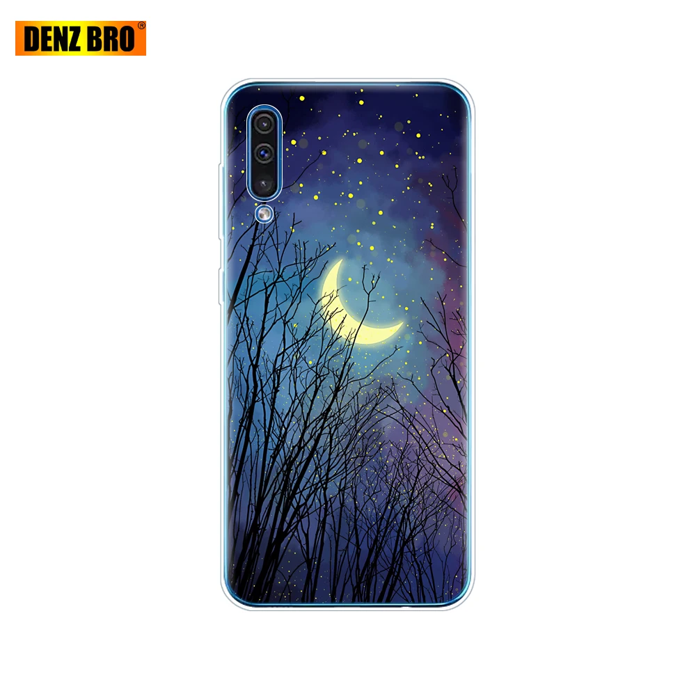 Для samsung Galaxy A50 силиконовый чехол ТПУ Прозрачная задняя крышка телефона для samsung A50 A505 A505F SM-A505F мягкий чехол 6,4 coque - Цвет: 61859