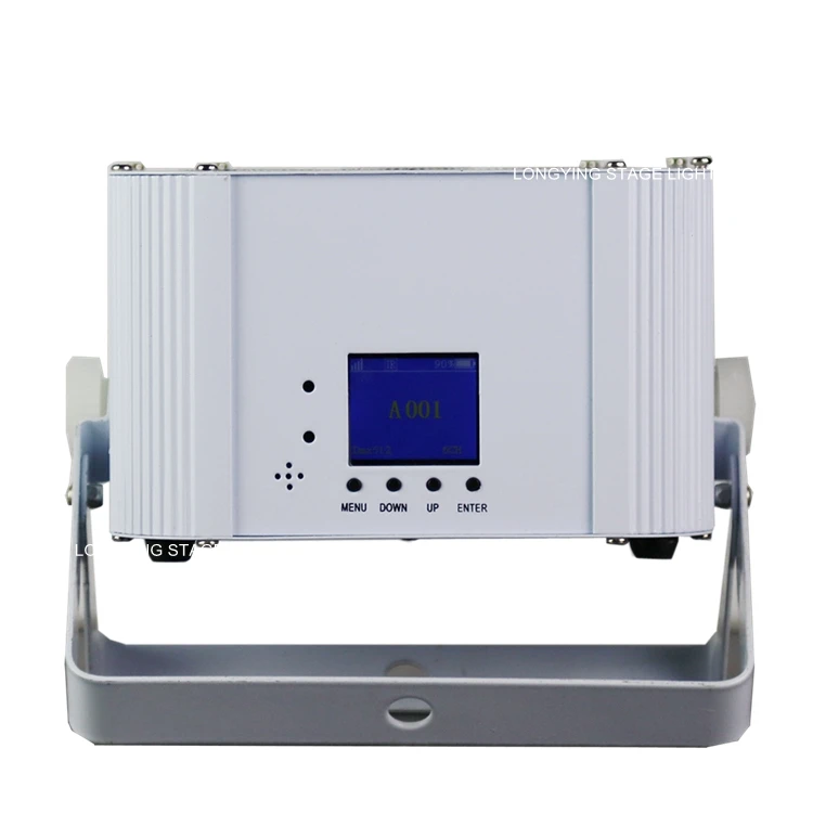 Бесплатная доставка 6х18 Вт 6в1 DMX512 батарея беспроводная светодиодная плоская