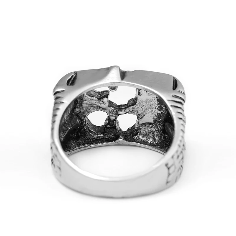 Кольцо мужское из эмали модное байкерское Винтажное кольцо Lucky Number 13|mens biker rings|biker