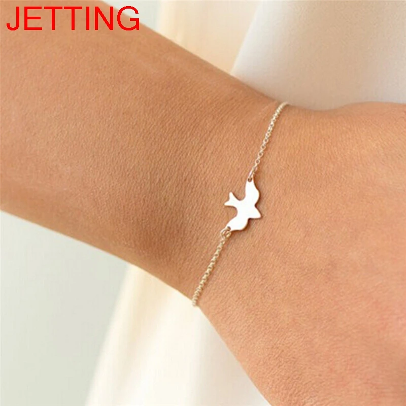 1PC Cute Swallow Bird Bracelets Tiny Peace Dove Bracelet Soar Flying Birds Little | Украшения и аксессуары