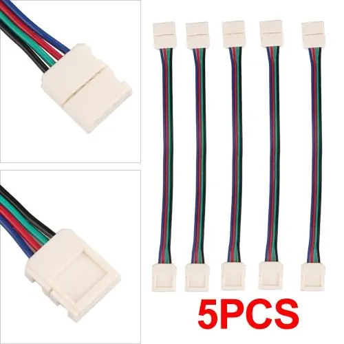 5x4 Pin SMD светодиодный RGB быстрый разъем мужской кабель 17 см|Соединители| |