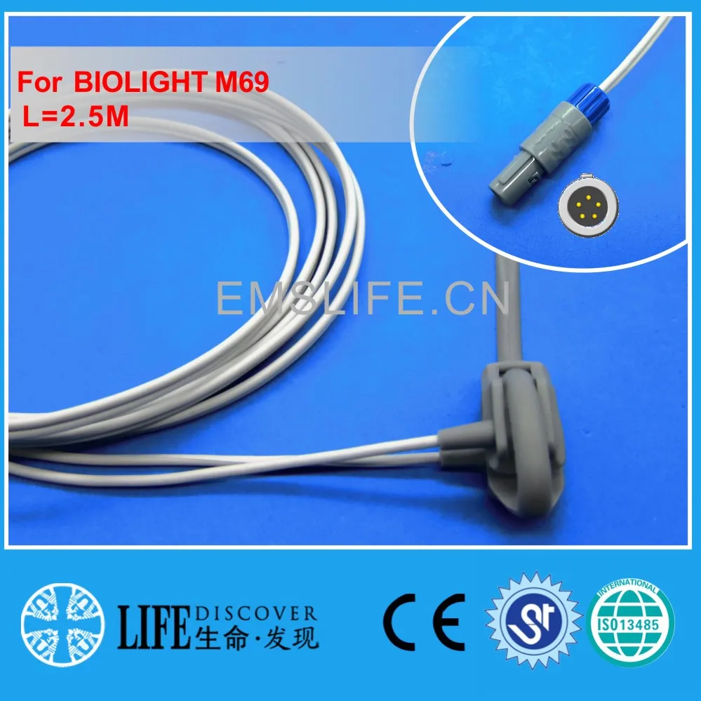 

Длинный кабель neonate wrap spo2 датчик для BIOLIGHT M69