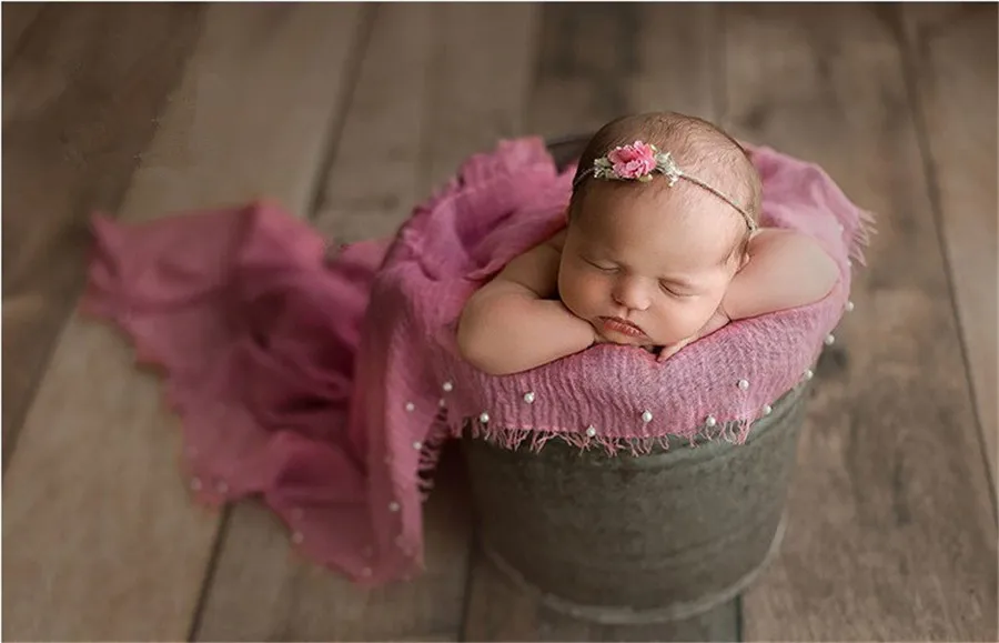 Детский реквизит для фотосъемки одеяло s перламутровая складка хлопковая