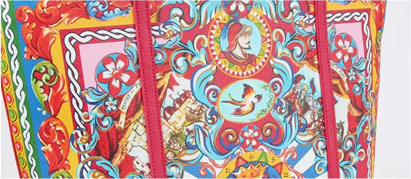 Роскошная Брендовая женская сумка из натуральной кожи с набивным рисунком, женская сумка для покупок, сумка в этническом стиле, женская сумка через плечо, сумка-мессенджер