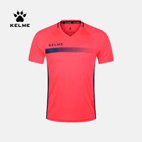 kelme football jersey shirt men soccer uniforms t shirt summer short sleeve custom training shirt polyester sportswear k16z2003