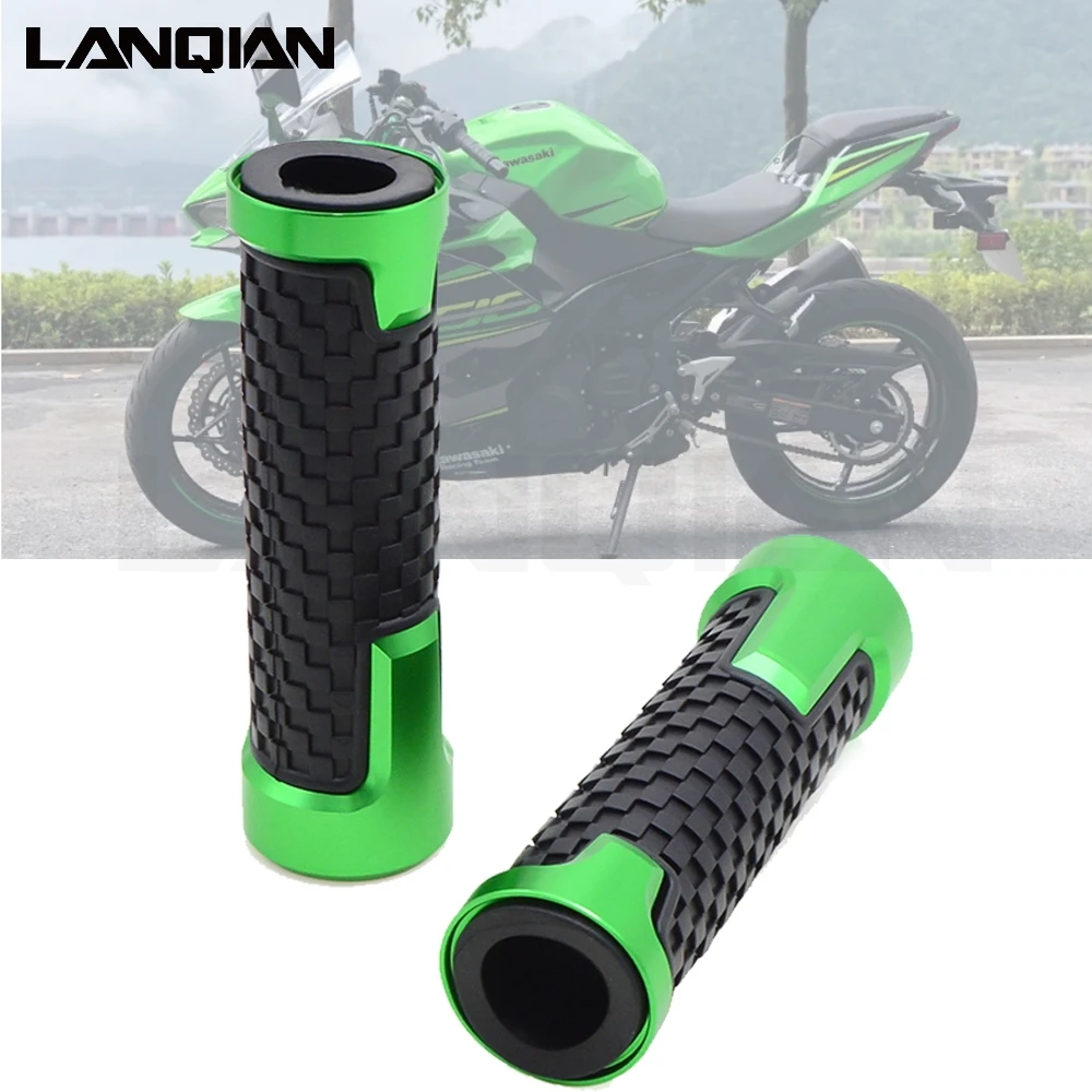 

7/8''22mm Universal CNCMotorcycle Hand Grip Autobike Handlebar Handle Bar grips For Kawasaki Ninja 400 2018
