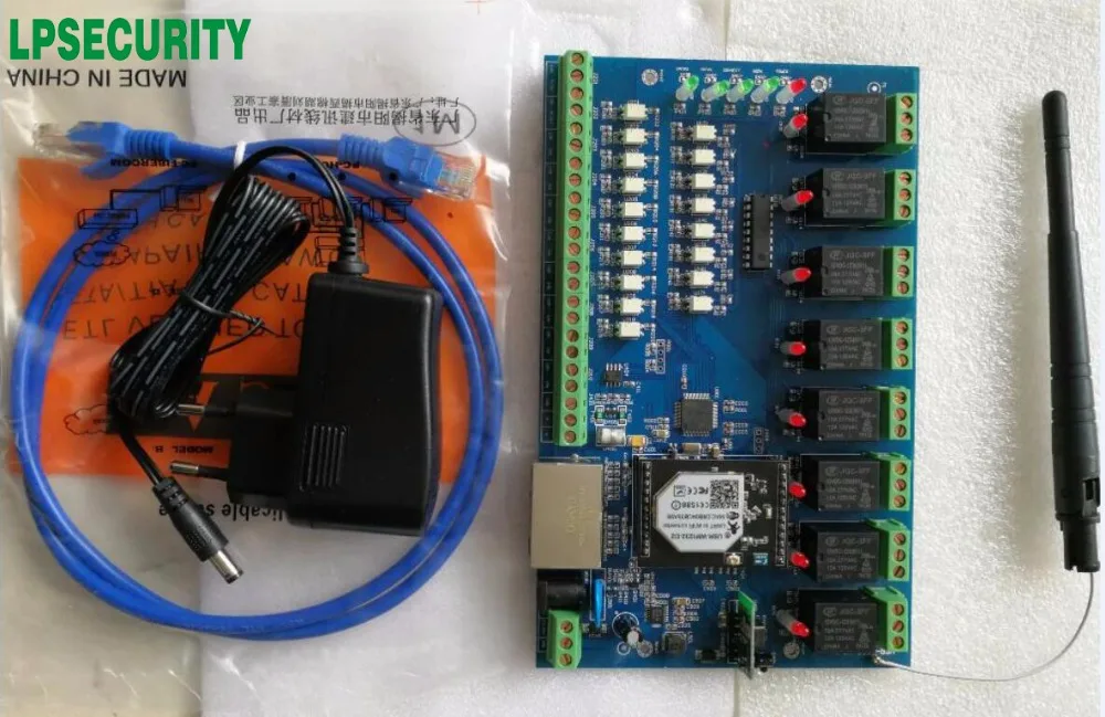 TCP интерфейс Wifi смарт реле USR IO88 через локальную область и удаленную сеть RS485