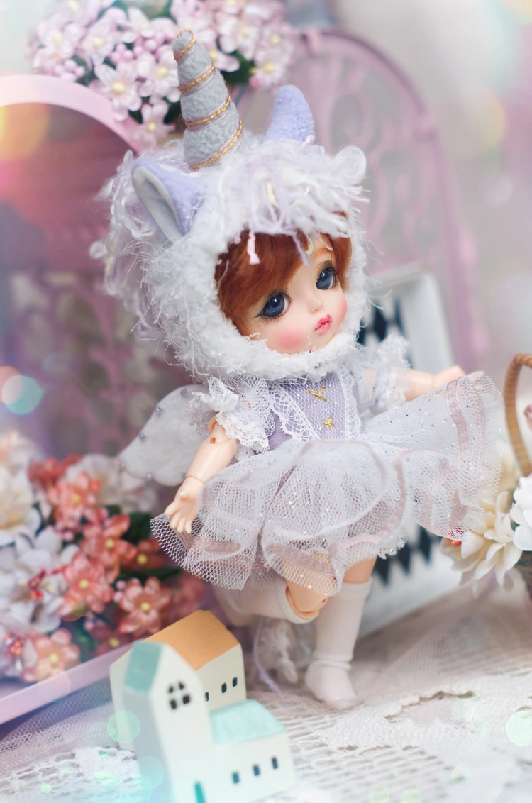 1/8 SD BJD Кукла Одежда Единорог Платье Костюм для 1/8 BJD куклы Подарки для детей