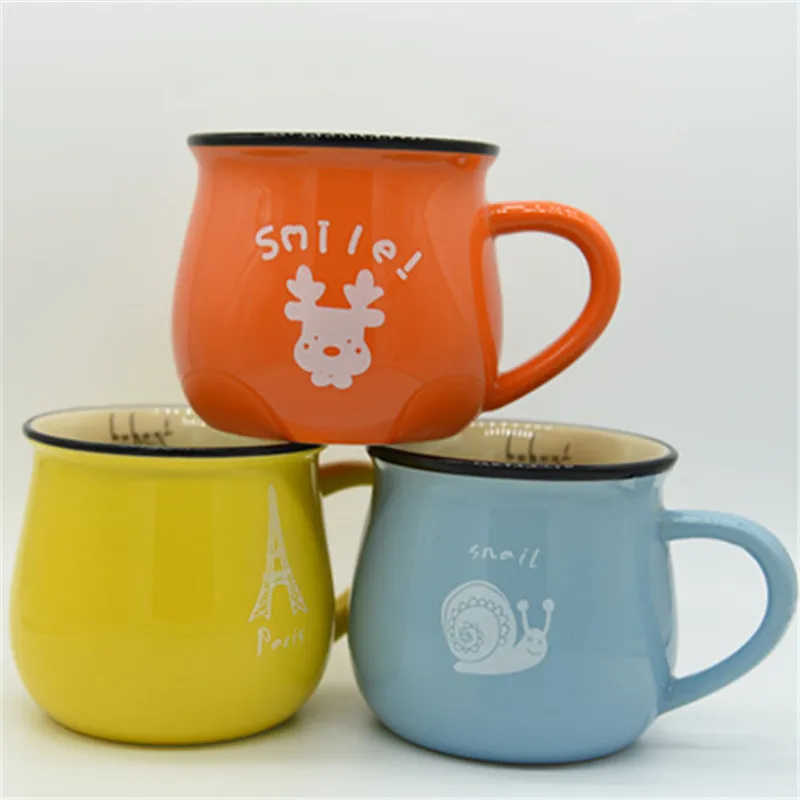 Кружка для молока керамическая кружка с большим животом 300 мл|mug cup|breakfast cupcoffee