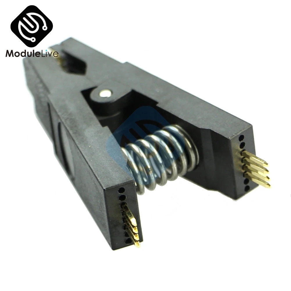 Программист тестовый зажим SOP8 SOP SOIC8 DIP8 контакты BIOS/24/25/93 флэш чип IC Разъем Adpter