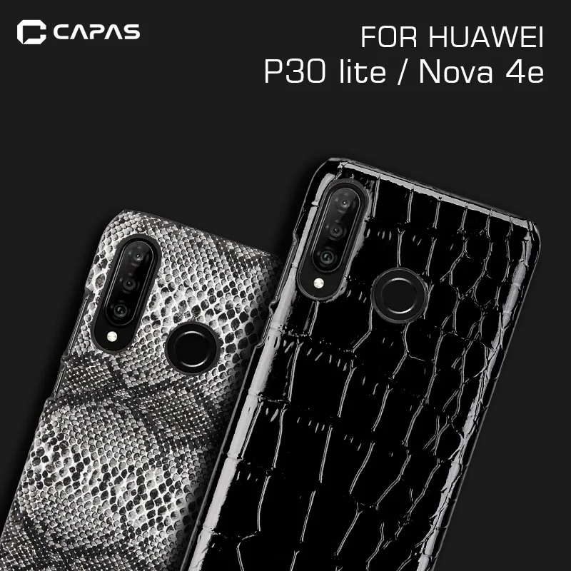 Чехол для Huawei P30 Lite 3D чехол из углеродного волокна с рисунком дерева nova 4e жесткий
