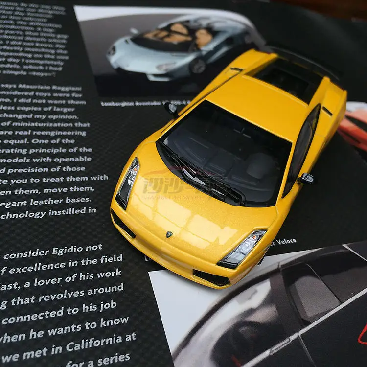 Специальная цена на литье под давлением металлический Lamborghini Gallardo Настольный дисплей коллекция моделей игрушек для детей