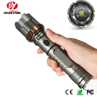 panyue led rechargeable flashlight xml t6 torch 1000 lumens 18650 battery outdoor camping powerful led flashlight