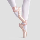 Профессиональные Балетные танцевальные атласные танцевальные балетные туфли; Детские балетные туфли для девочек и взрослых