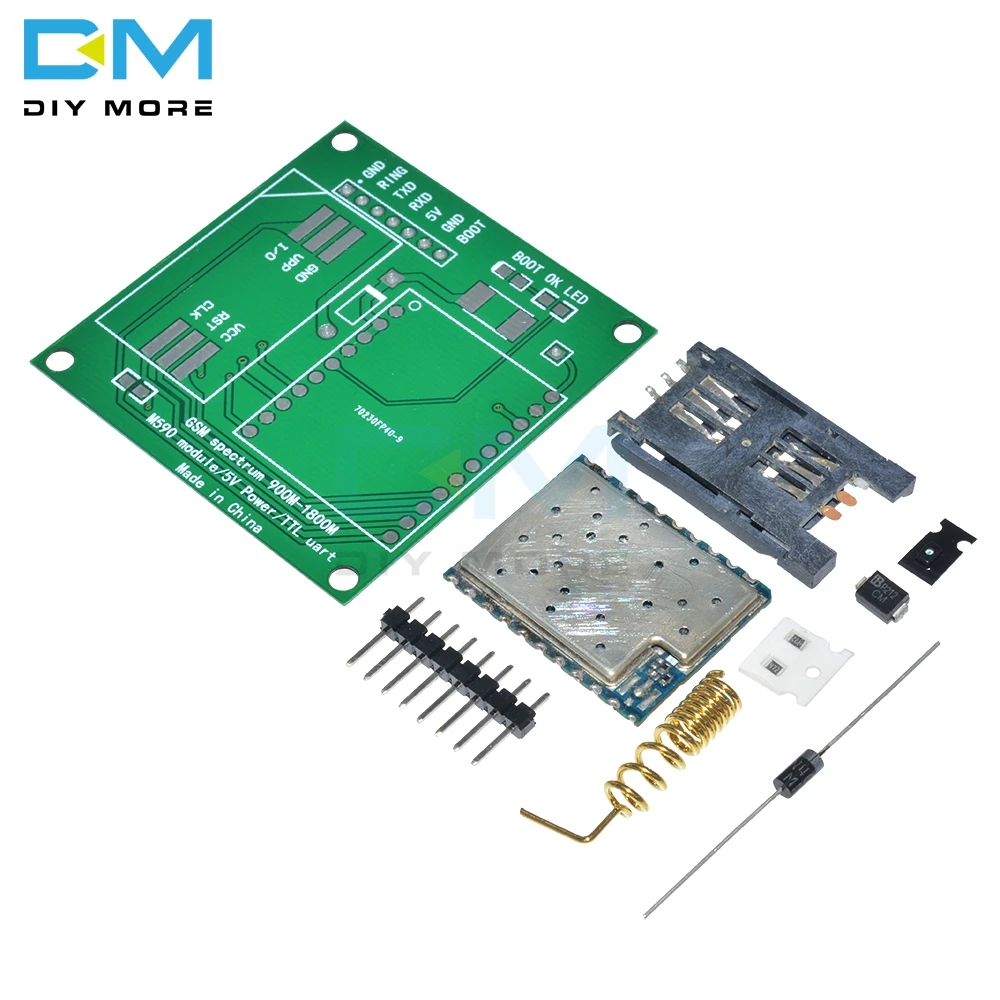 M590E GSM GPRS плата модуля частоты SMS сообщения Diy наборы M590 стандартный набор