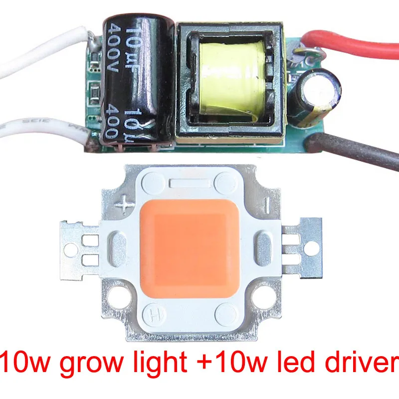 Светодиодный прожектор BridgeLux 45 мил 10 Вт 20 30 50 100 полный спектр 400 ~ 840нм SMD|100w full