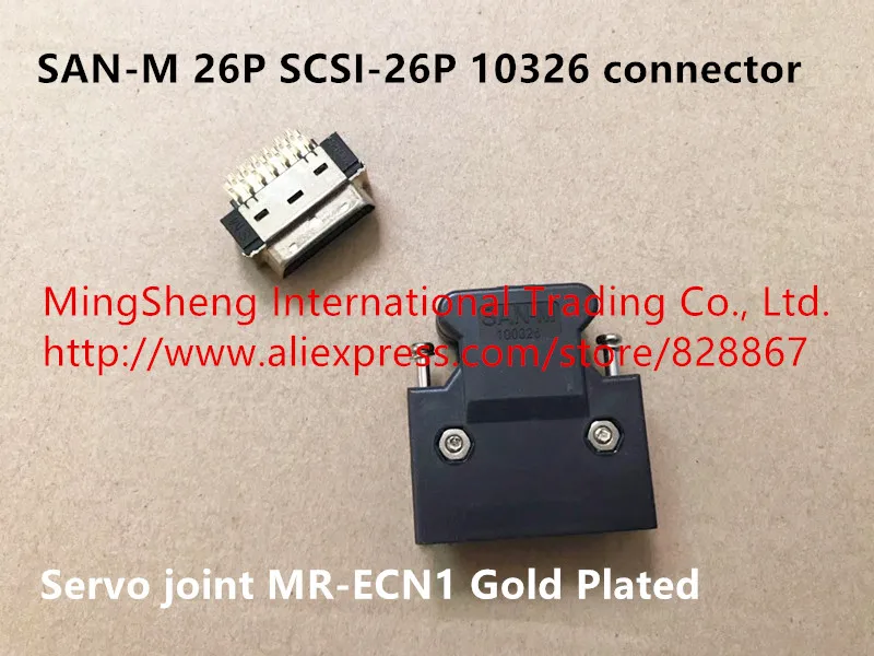 Original new 100% SAN-M 26P SCSI-26P 10326 connector servo joint MR-ECN1 Gold Plated