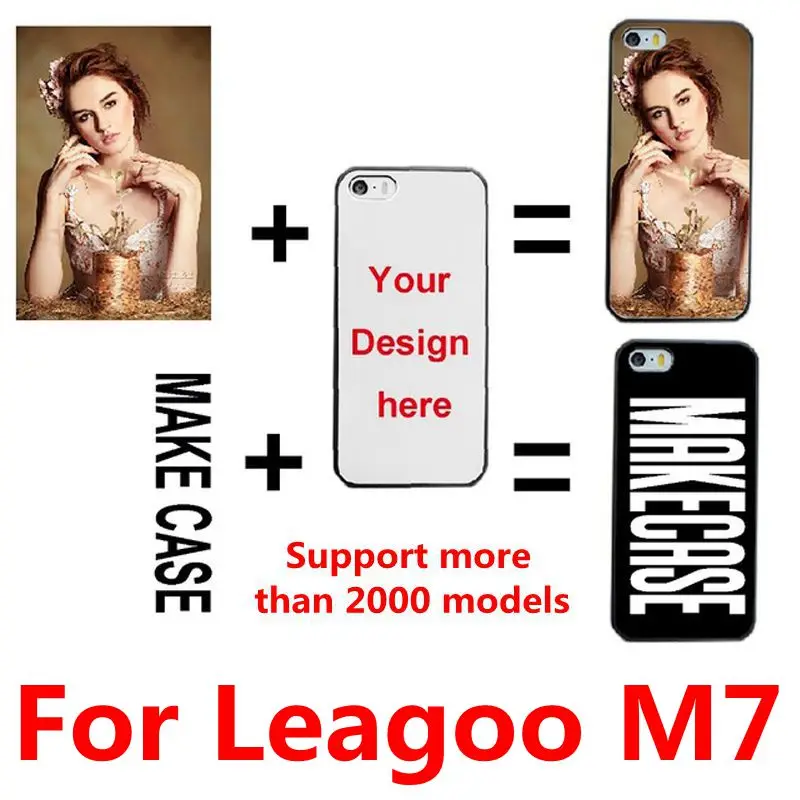Чехол для Leagoo M7 с персонализированным фото именем на заказ |