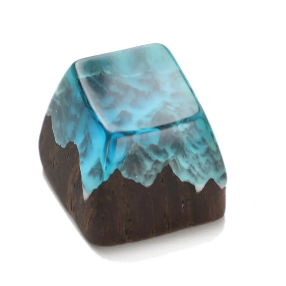 Новинка Keycap SA Profile R1 синий зеленый для вишни MX механическая клавиатура из