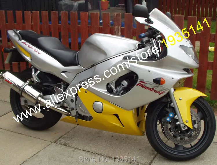 Для Yamaha Yzf600R Thundercat 97 07 YZF 600 R 1997 2007 Yzf 600R желтый серебристый рынок запчастей АБС