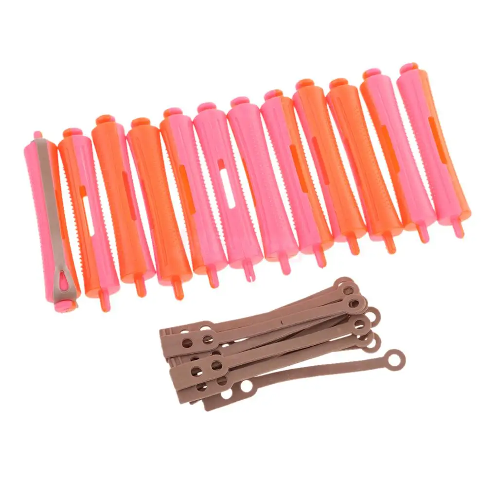 

12 Pcs Hair Grip Curlers Rollers Salon Hairdressing Styling Tool 1.6x9 cm