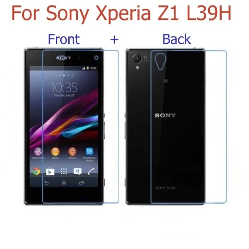 (Передняя и задняя) HD прозрачная глянцевая матовая пленка для Sony xperia Z L36H Z1 L39H Z2 Z3 Z4