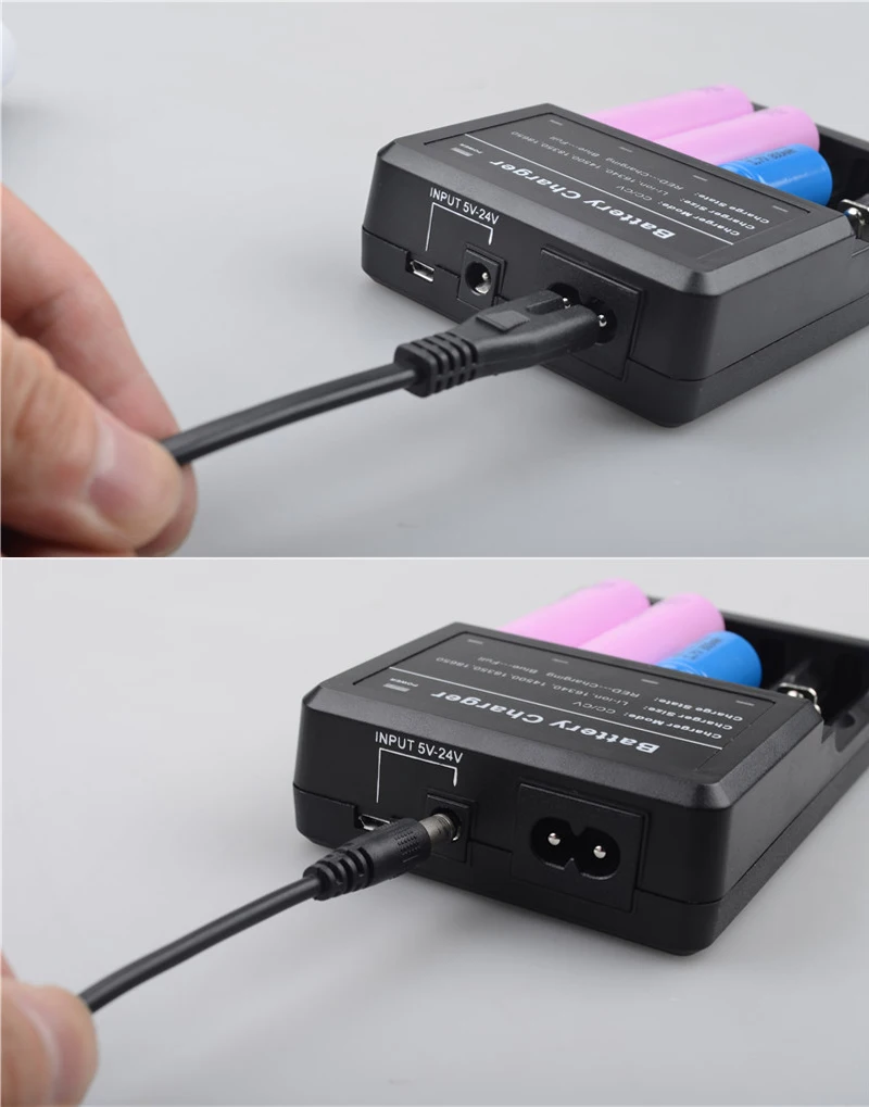 Зарядное устройство US EU UK AU Smart USB зарядное для 18650 18350 16340 14500 совместимая литиевая