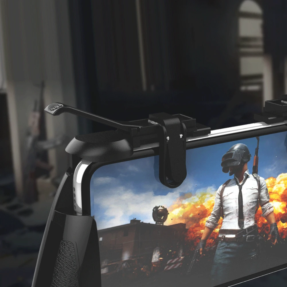 Телефон геймпад триггер пожарная Кнопка Aim Key L1R1 шутер контроллер PUBG FUT1 ест Chiken мобильный телефон геймпад