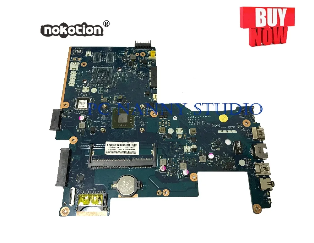 PCNANNY 765107-001 765107-501 для HP 15-G Материнская плата ноутбука ZS051 LA-A996P протестирована |