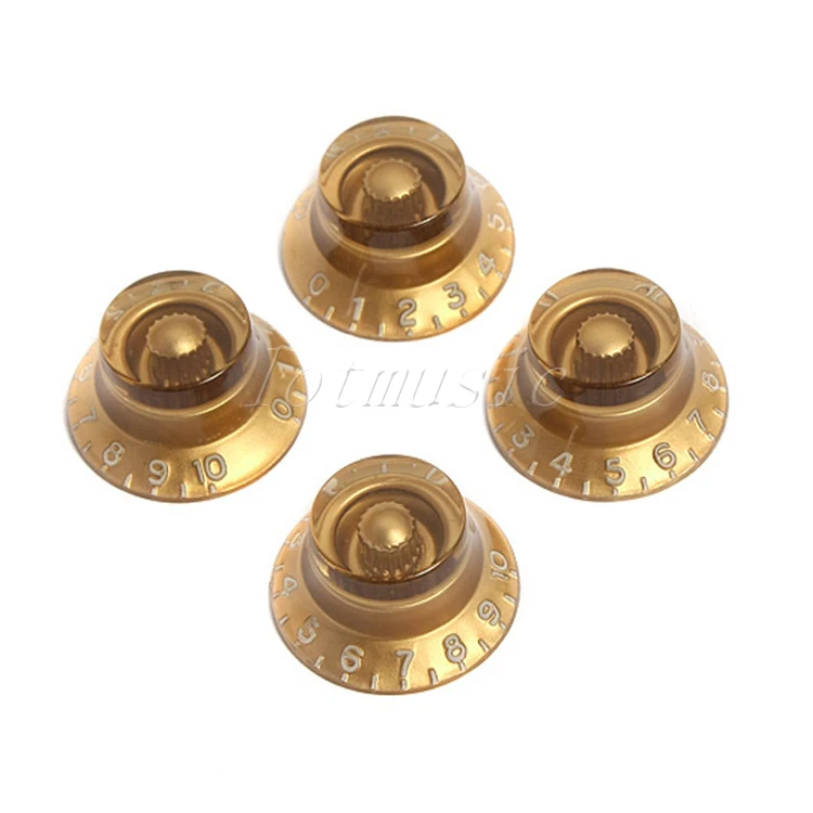 4 шт. ручки управления золотыми скоростями для гитары + ручка скорости гитары|amber