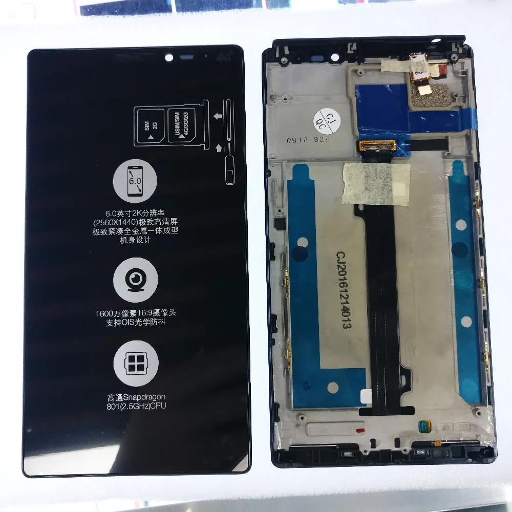 Оригинальный черный 6 0 дюймов новый для Lenovo Vibe Z2 Pro K920 ЖК-дисплей сенсорный экран