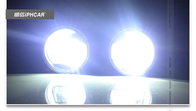 Высококачественный светодиодный круглый дневной ходовой свет DRL Для Suzuki Jimny Автомобильная противотуманная лампа фонарь супер белый