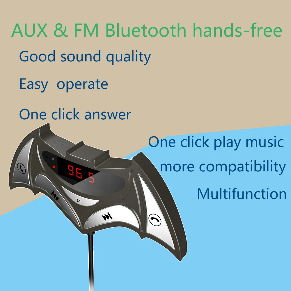 Бесплатная доставка автомобильный bluetooth комплект устройство освещения с Fm