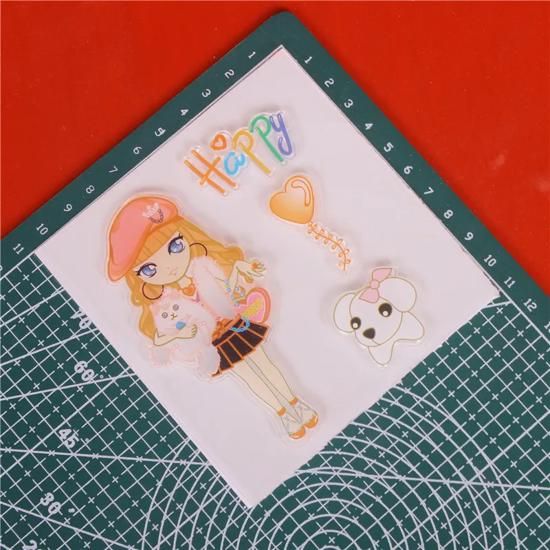 Прозрачные силиконовые штампы для самостоятельного скрапбукинга карты