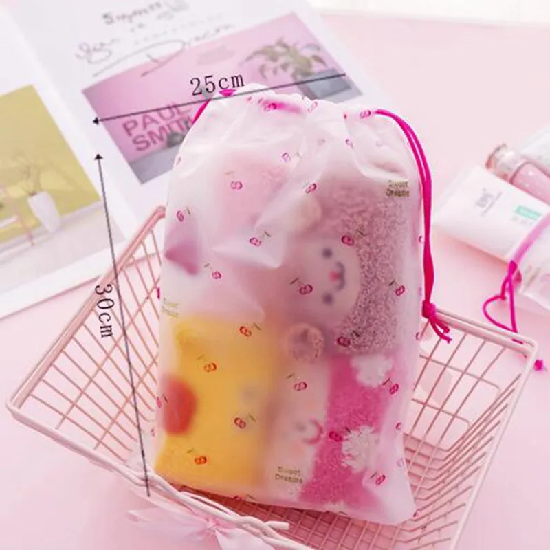 Прозрачная дорожная косметичка в виде вишни чехол для макияжа Женский