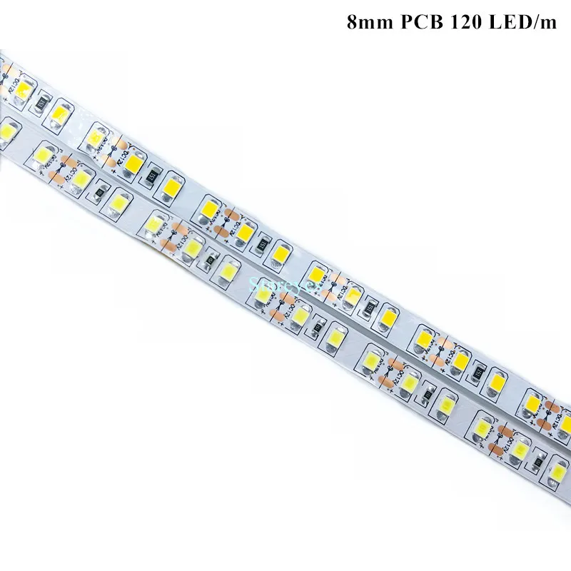 Free shipping 100 Pcs LED Strip 5m SMD 2835 120 240 LED/m DC12V IP20 Non waterproof Flexible Ribbon String tape lamp light | Лампы и