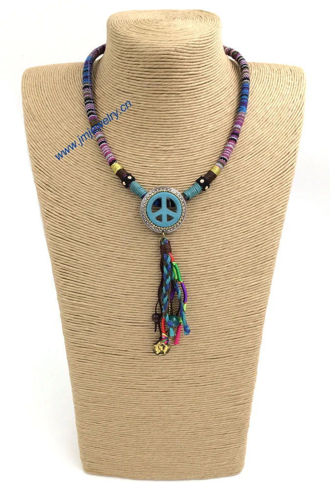 ?? 2016新しいデザイン高級choker声明よだれかけ首輪ネックレスボヘミアンネックレスヴィンテージ層ネックレスビーズタッセルペンダント