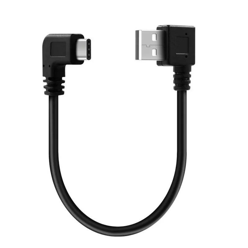 90 градусов двойная локоть USB C Тип c USB3.1 мужской правый угол 2 0 быстрой зарядки