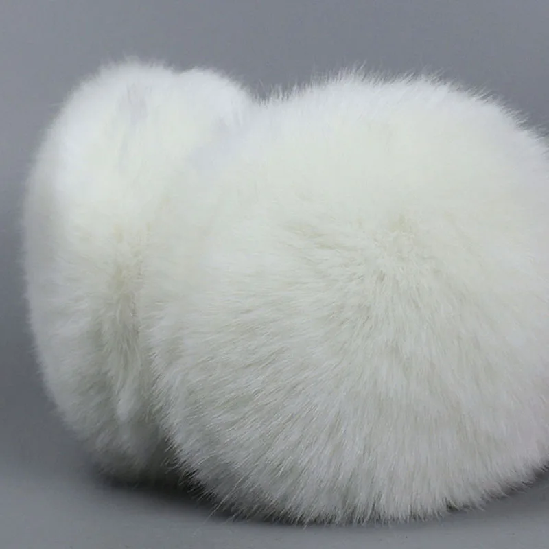 

2017 Pearl Winter Earmuff Imitation Rabbit Women Fur Earmuffs Winter Ear Warmers Large Plush Warm Earmuffs Ear Package Brand