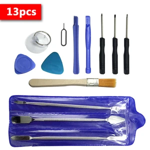 Набор инструментов для разборки экрана, 13 шт., инструменты для ремонта открытия для iPad, сотового телефона, планшета, ПК, iPhone