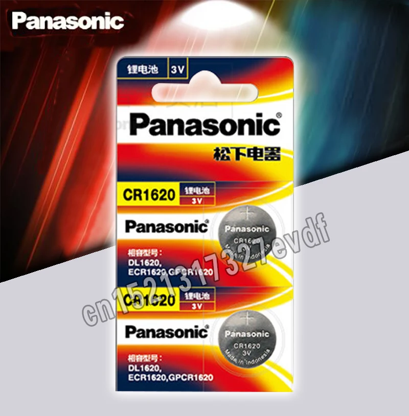 Продукт Panasonic 2 шт./лот cr1620 кнопочные батареи для часов 3 В литиевая батарея CR 1620 пульт дистанционного управления калькулятор