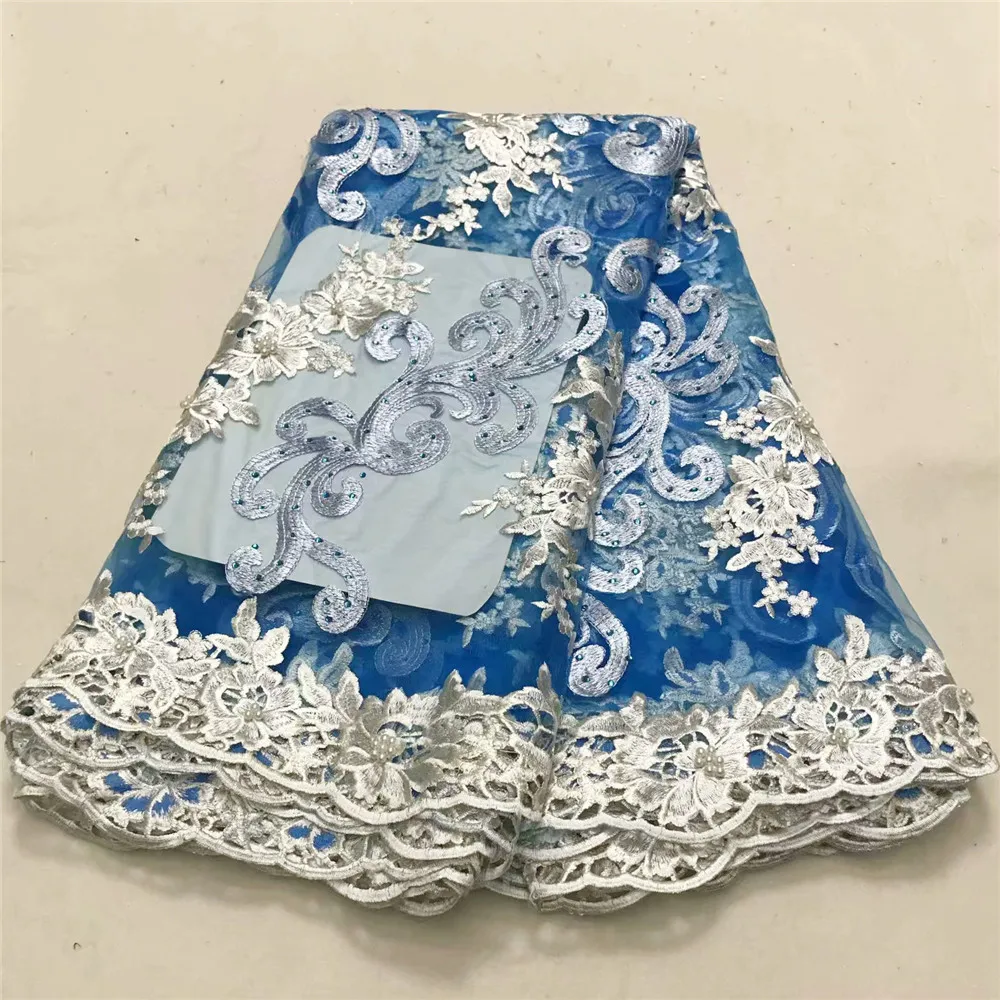 Последние высокого качества в африканском стиле кружева тюль 2018 Французский