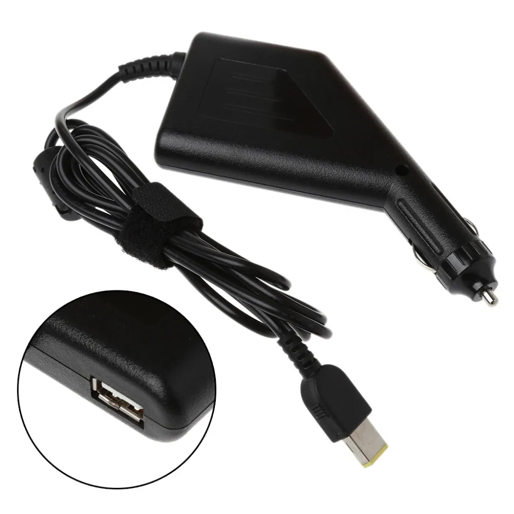 90 Вт автомобильное зарядное устройство для ноутбука 20 в 4.5A QC 3 0 USB адаптер Lenovo Thinkpad